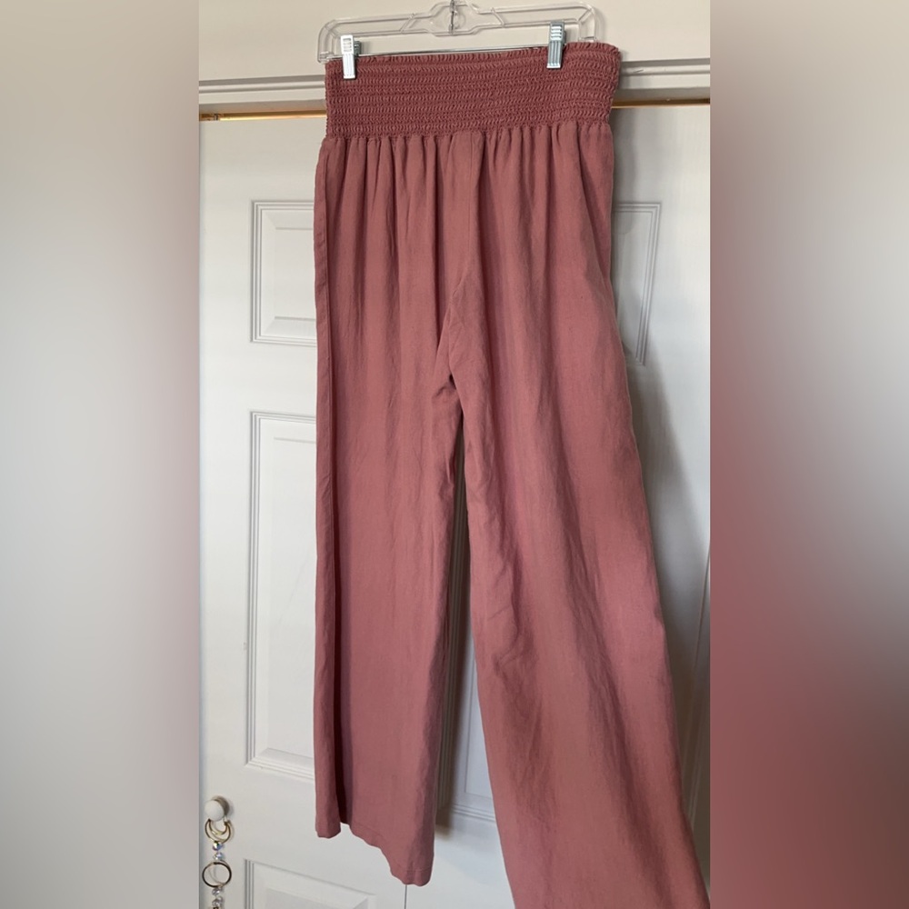 Drawstring Linen Pants - Picture 2 of 2